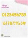 Shape Dies Numbers & punctuation marks SD038 - 0 - Thumbnail
