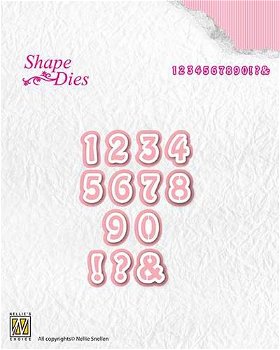 Shape Dies Numbers SD121 - 0