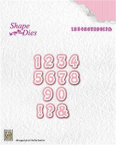 Shape Dies Numbers SD121