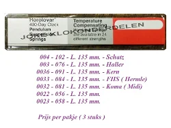 = 3 Slingerveren = Jaarpendule =33825