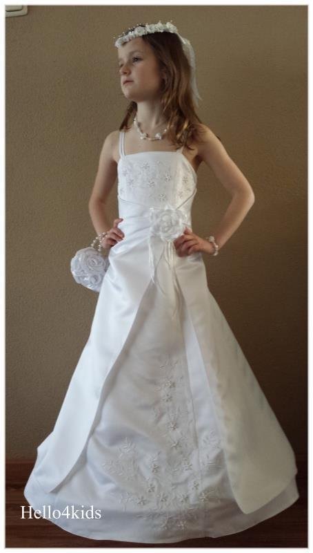 new communie jurk bruidsmeisje kleding prinsessen BlingZilver - Afbeelding 6