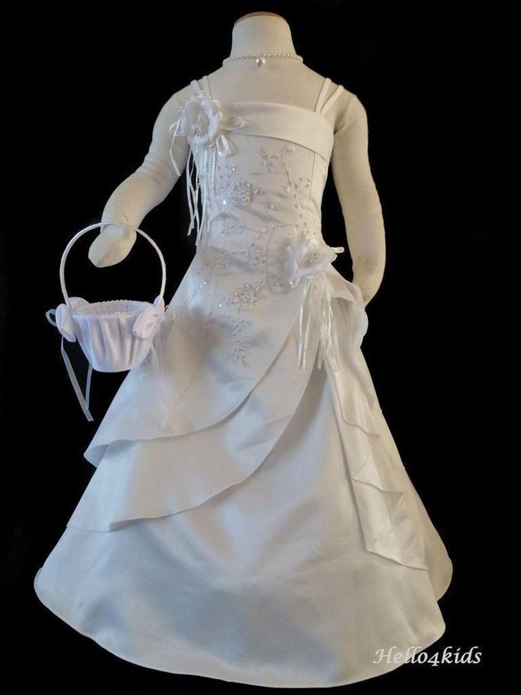 new communie jurk bruidsmeisje kleding prinsessen BlingZilver - Afbeelding 7
