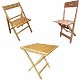 5% KORTING Houten klapstoel Bistro klaptafels Vintage beuken - 0 - Thumbnail