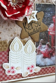 Cutting & Embroidery Christmas 2 Kaarsen 6002/2024 - 1