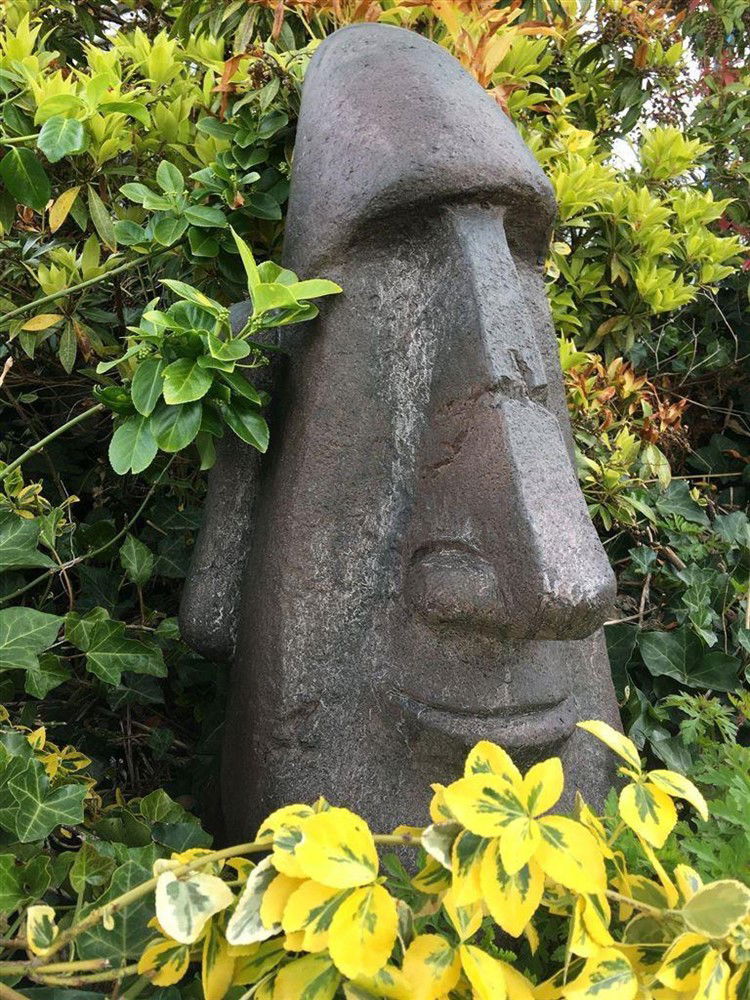MOAI, groot polystone beeld, Paaseilanden-beeld-deco - Afbeelding 5