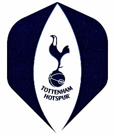 Voetbal dart flight Tottenham Hotspur  Footbal Club 75 micron