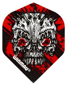 Dart flight Winmau Mega 6900 111 standaard Exploding Skull