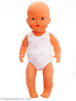 Mon Bébé 40 cm Ondergoedsetje roze beertjes