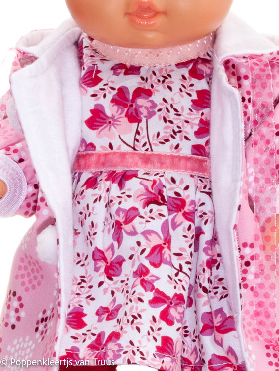 Paola Reina 34 cm Jasje roze/cirkels/stipjes - Afbeelding 4