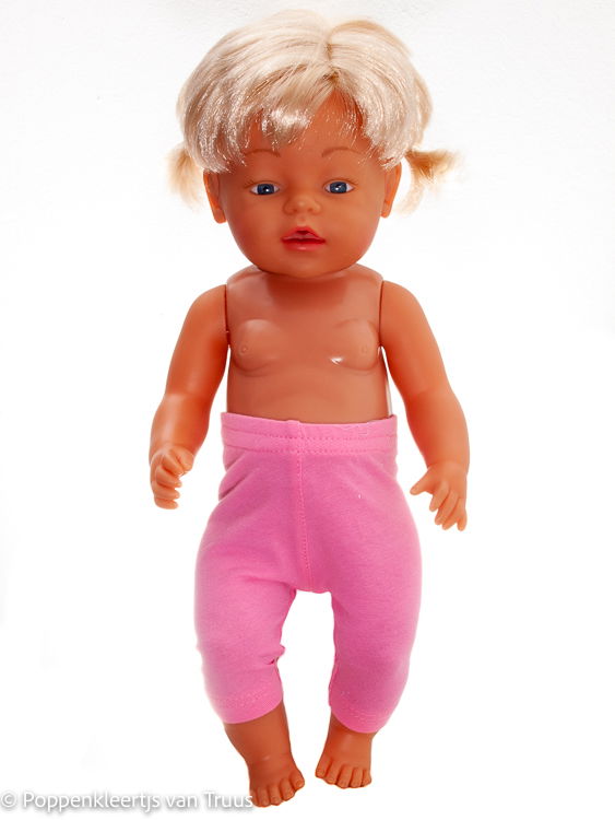 Baby Born 43 cm Jurksetje bloem/vlinders/jeansblauw - Afbeelding 3