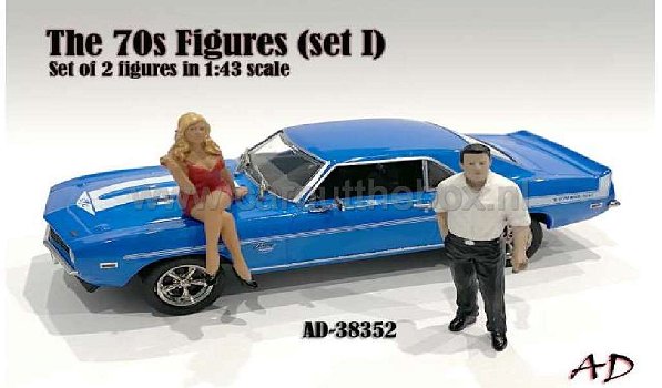 Diorama figuur 1/43 70's style figure II 1:43 AD120 - 0