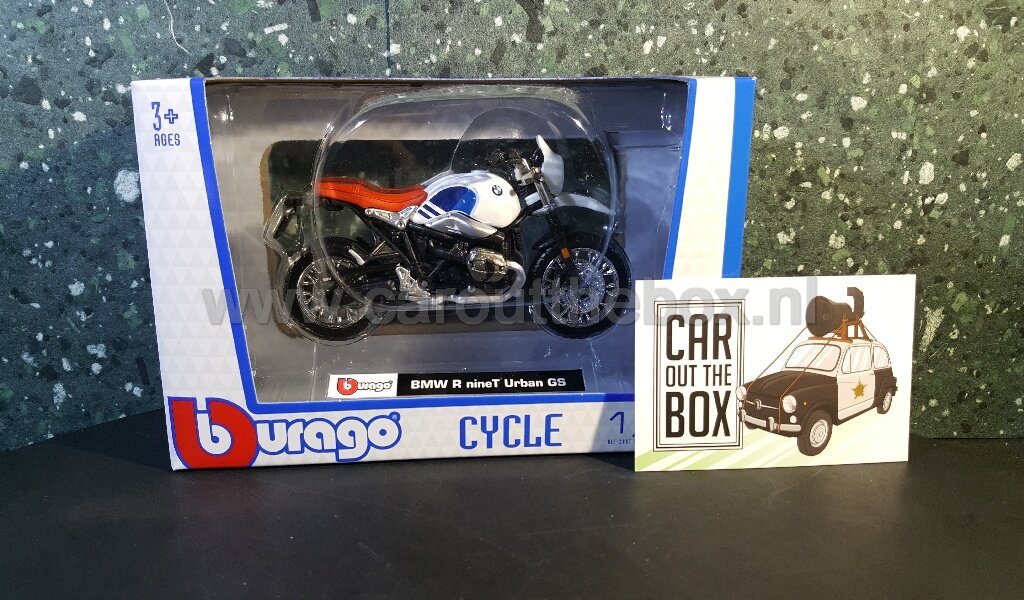 BMW R nine T Urban GS 1:18 Bburago - Afbeelding 4
