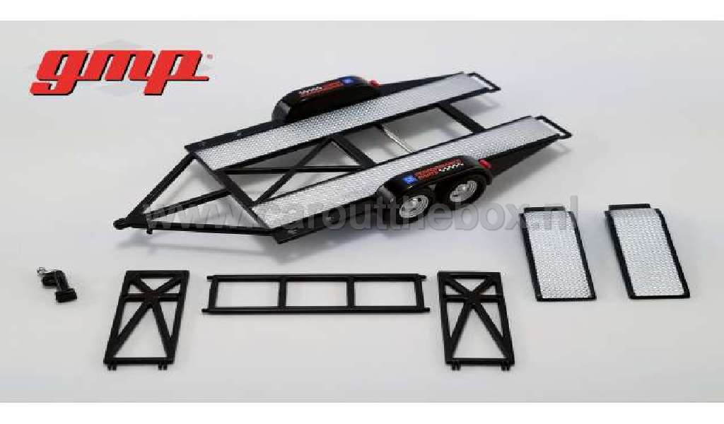 dubbelassige auto transporter GM 1:43 GMP - Afbeelding 2