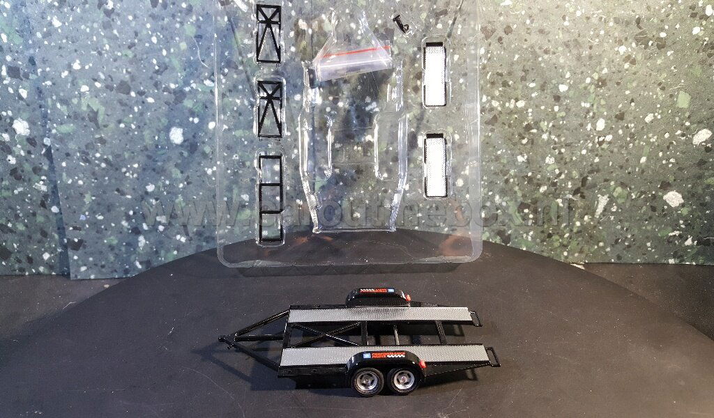 dubbelassige auto transporter GM 1:43 GMP - Afbeelding 3
