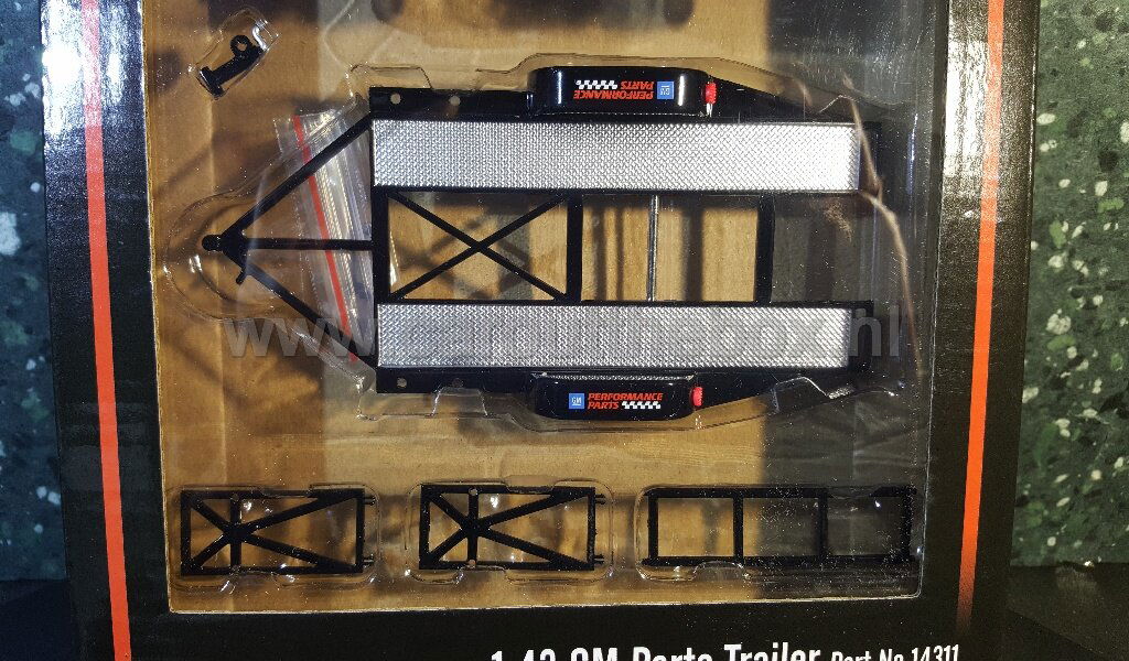 dubbelassige auto transporter GM 1:43 GMP - Afbeelding 5