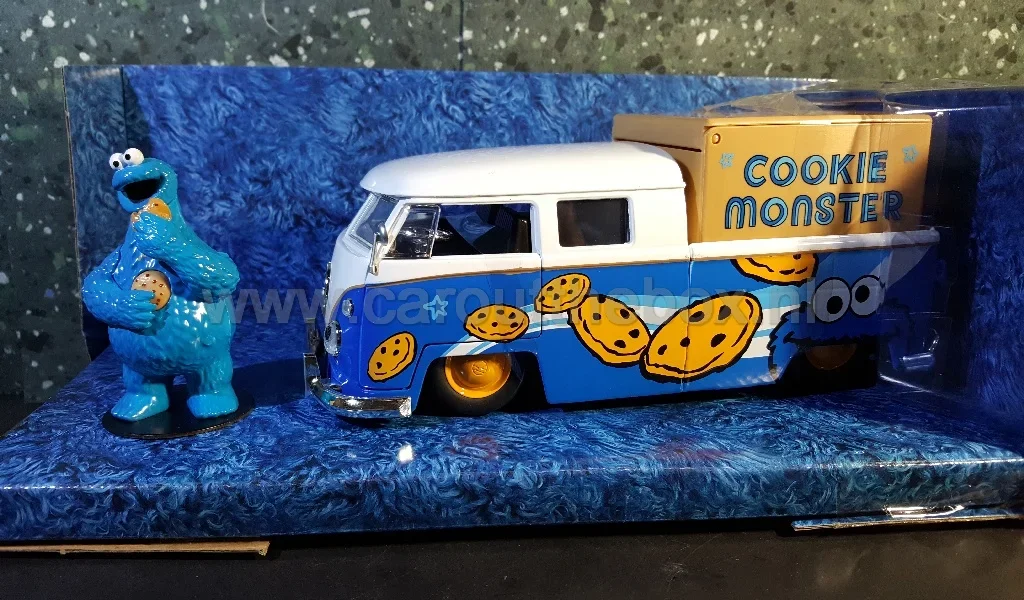 VW T1 panel pickup COOKIE MONSTER 1:24 Jada - nr. 1