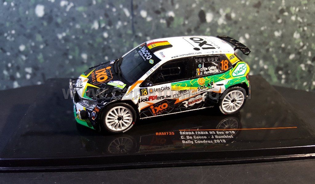 Skoda Fabia R5 Evo # 18 DE CECCO 1:43 Ixo - nr. 1