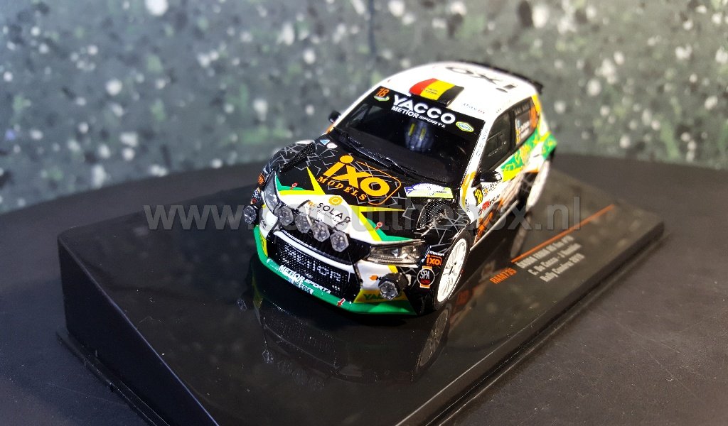 Skoda Fabia R5 Evo # 18 DE CECCO 1:43 Ixo - Afbeelding 2