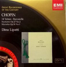 Dinu Lipatti  -  Chopin  ‎– 14 Waltzes, Barcarolle, Nocturne Op. 27 No. 2, Mazurka  (CD) Nieuw