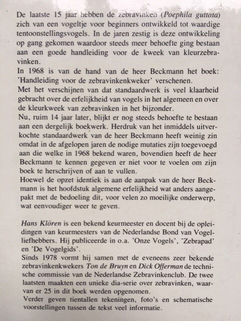 Zebravinken - Hans Klören - Afbeelding 2
