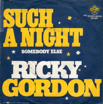 Ricky Gordon ‎– Such A Night (1974) - 0