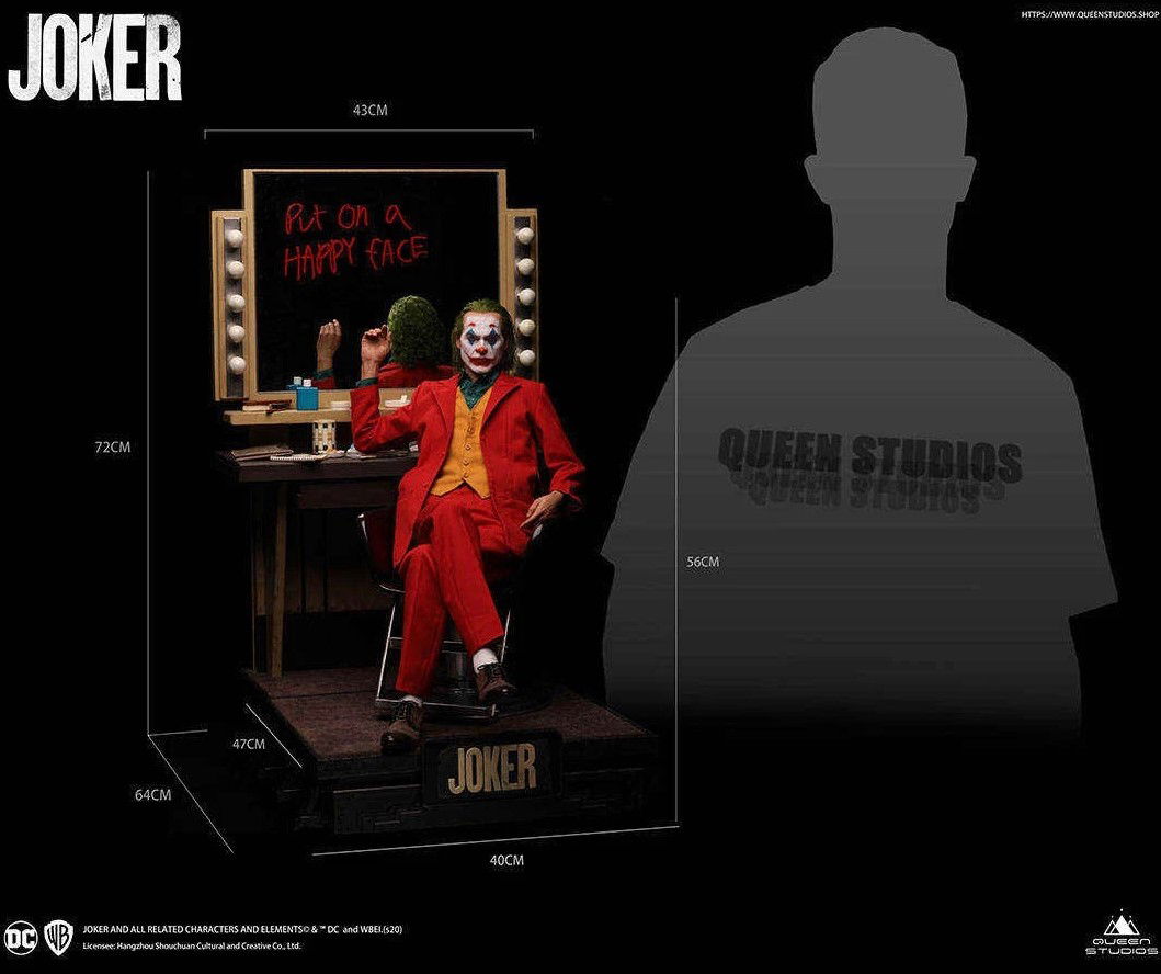 Queen Studios - Joker Statue 1/3 Joaquin Phoenix Joker Deluxe Edition - Afbeelding 3