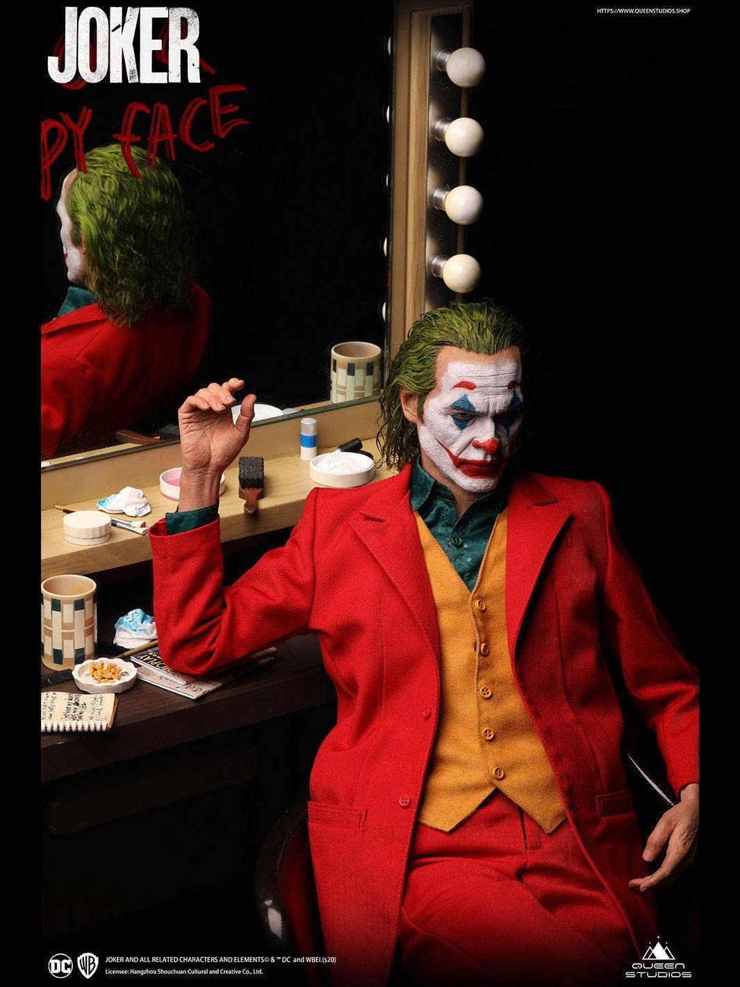Queen Studios - Joker Statue 1/3 Joaquin Phoenix Joker Deluxe Edition - Afbeelding 5