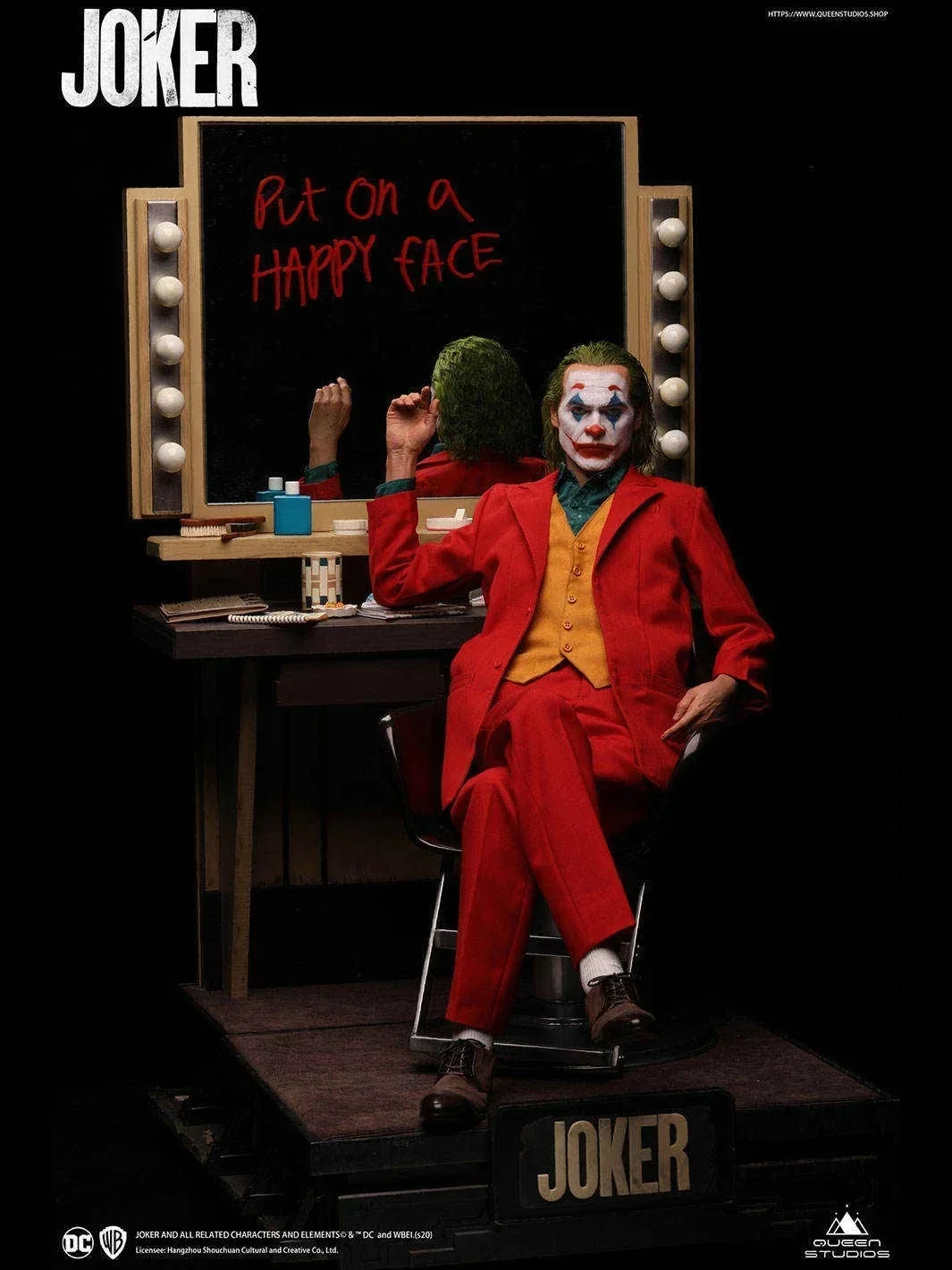 Queen Studios Joker Statue 1/3 Joaquin Phoenix Joker Premium - Afbeelding 4