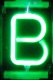 neonverlichting letter B groen - 0 - Thumbnail