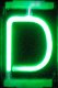 neonverlichting letter D groen - 0 - Thumbnail
