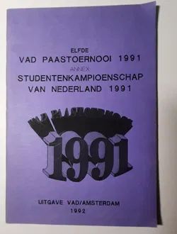 Elfde VAD Paastoernooi 1991 annex Studentenkampioenschap van Nederland 1991