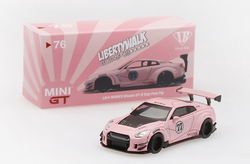 1:64 TSM MINI GT LB Works Nissan GT-R R35 RHD Pink Pig #77