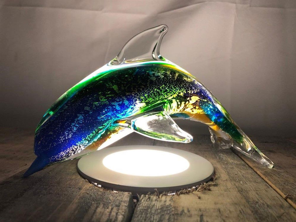Mooi glas geblazen dolfijn-fascinerende-dolfijn-glas - nr. 1