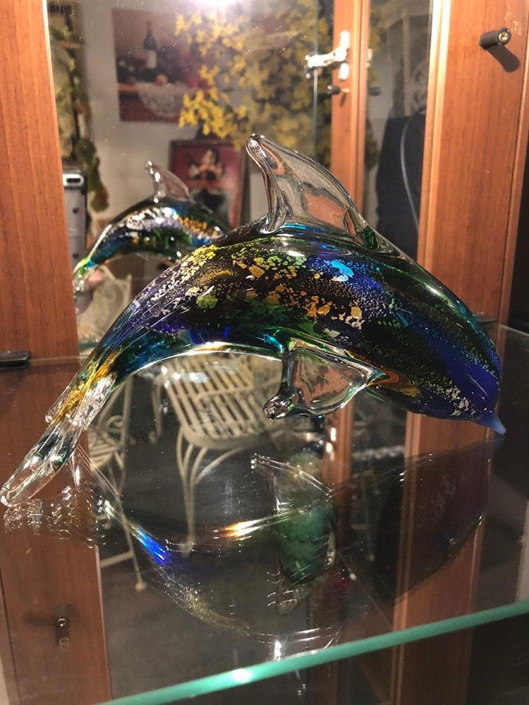 Mooi glas geblazen dolfijn-fascinerende-dolfijn-glas - Afbeelding 3