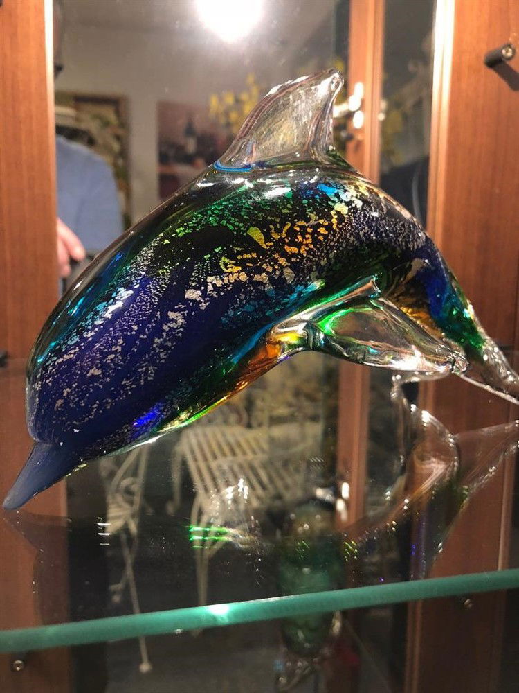 Mooi glas geblazen dolfijn-fascinerende-dolfijn-glas - Afbeelding 7