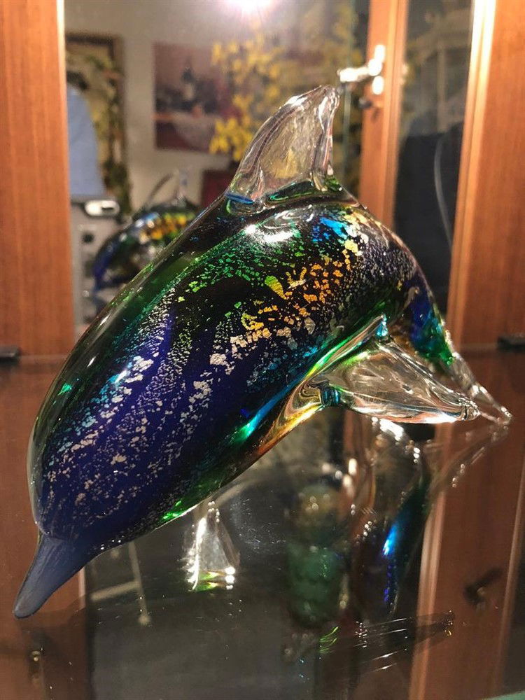 Mooi glas geblazen dolfijn-fascinerende-dolfijn-glas - Afbeelding 8