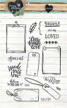 Clearstamp Love & Home A6 StampLH126