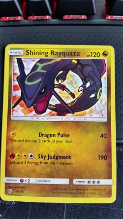 Shining Rayquaza 56/73 Shining Legends nearmint 9