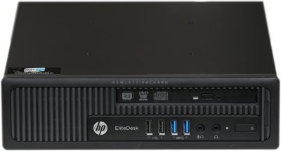HP Elitedesk 800 G1 USDT Core i5-4570s - 8GB -240GB SSD -DVD - Windows 10 Pro - Afbeelding 2