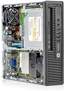 HP Elitedesk 800 G1 USDT Core i5-4570s - 8GB -240GB SSD -DVD - Windows 10 Pro - Afbeelding 4