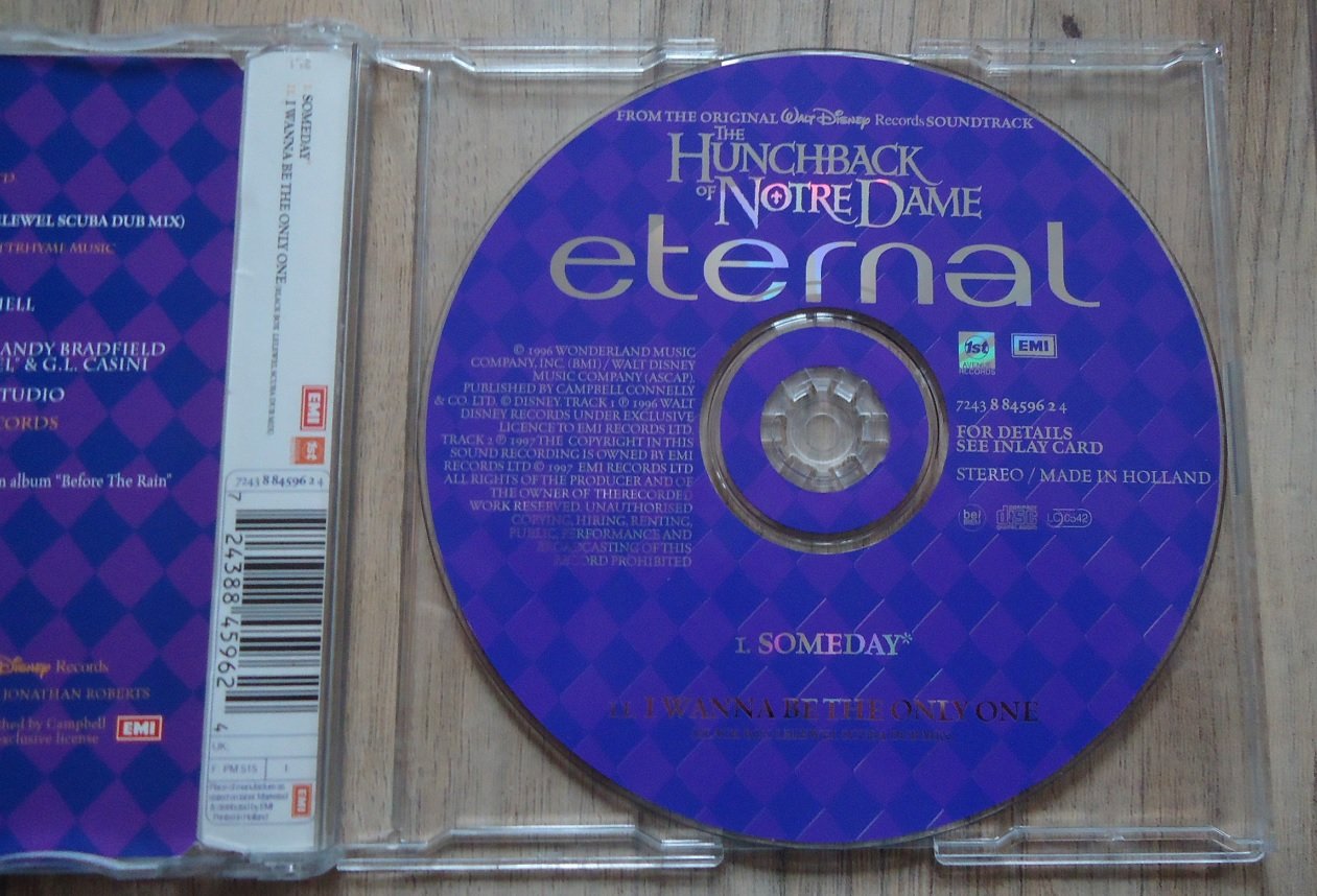 CD-single Someday van Eternal (The Hunchback of Notre Dame). - Afbeelding 2
