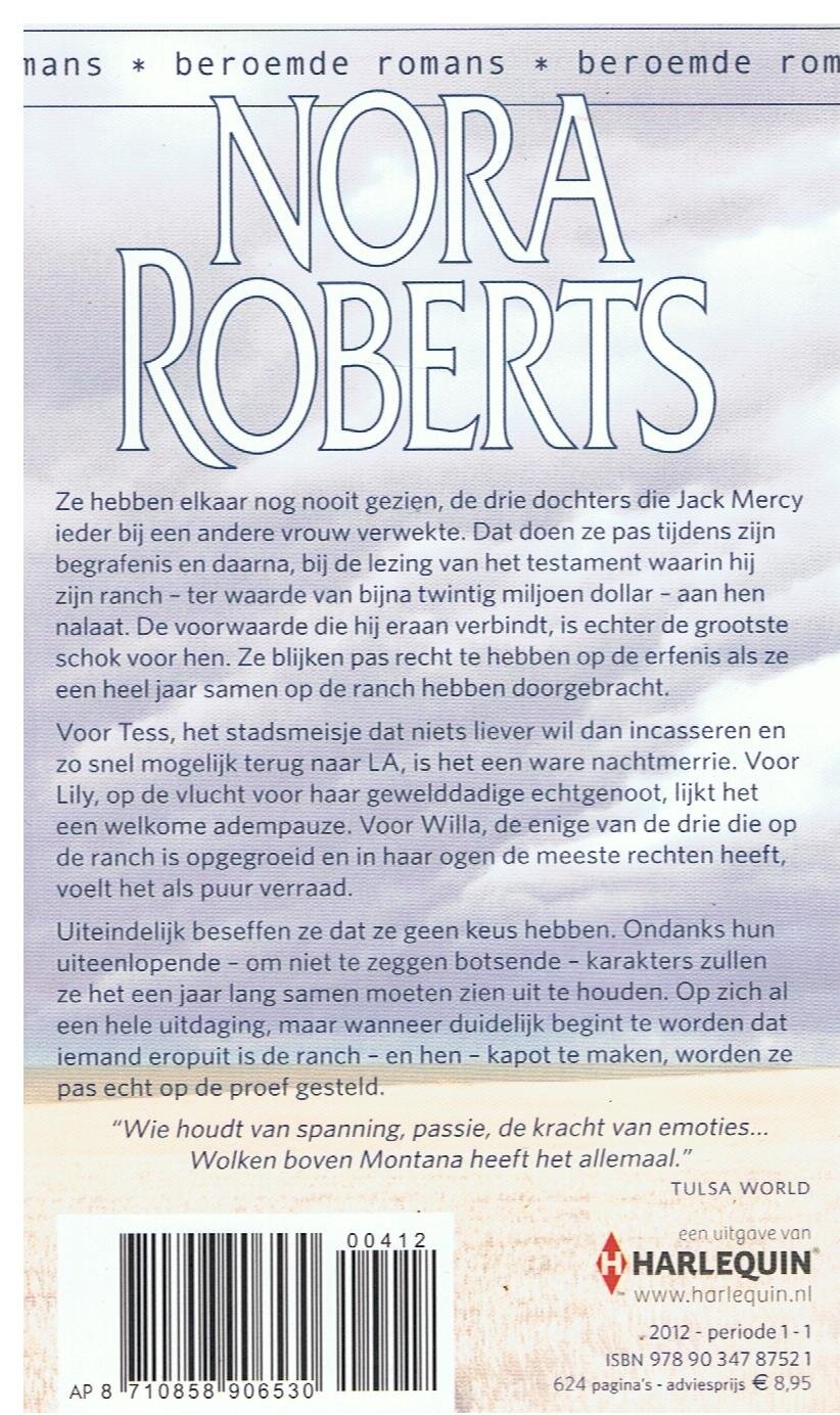 VERKOCHT Nora Roberts = Wolken boven Montana - Afbeelding 2