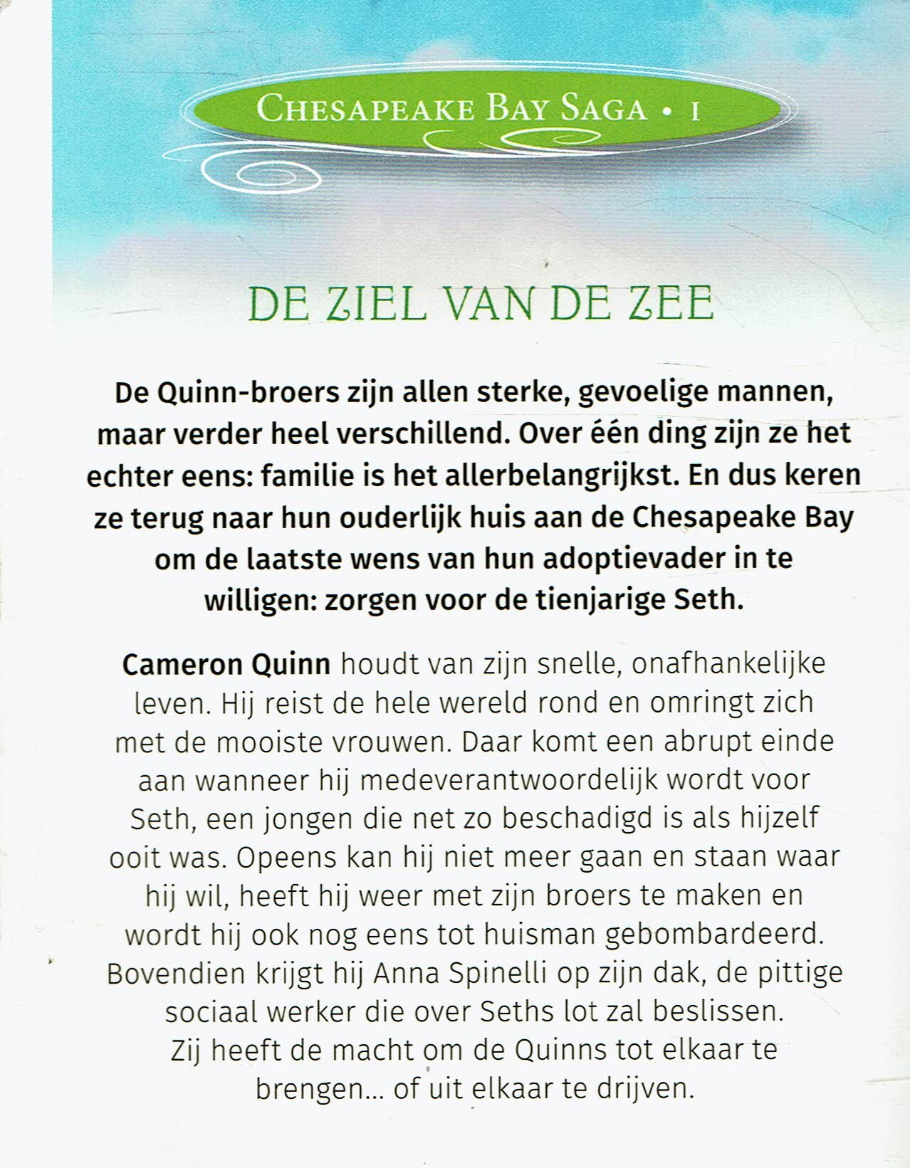 Nora Roberts = De ziel van de zee - Chesapeake bay 1 - Afbeelding 2