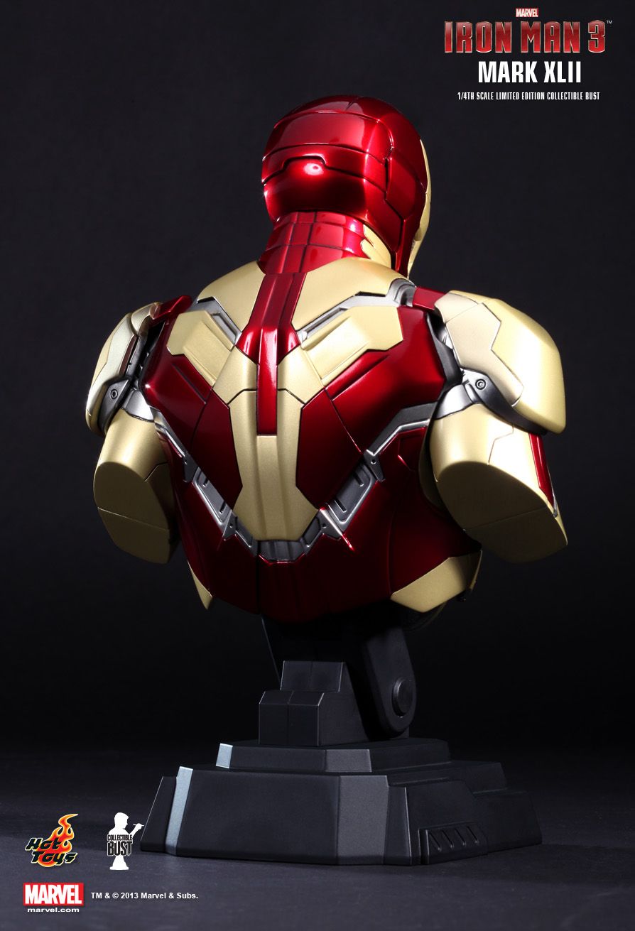 Hot Toys Iron Man 3 MARK XLII 1/4 scale bust HTB11 - Afbeelding 2