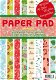 Paper Pad - 32 vel 4x8 Glitter dessins Kerst - 0 - Thumbnail