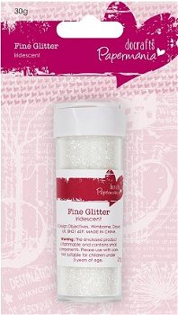 Fine Glitter (25g) - Iridescent (parelmoer wit) PMA401400 - 0