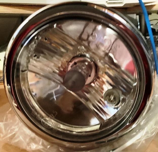 Koplamp Bullet Long Chroom - Afbeelding 2