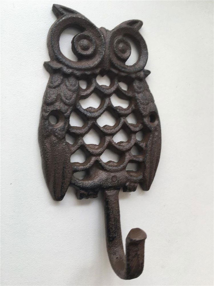 Garderobe haak op basis van een uil-uil-haak-kapstok - Afbeelding 2