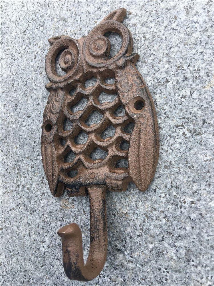 Garderobe haak op basis van een uil-uil-haak-kapstok - Afbeelding 3