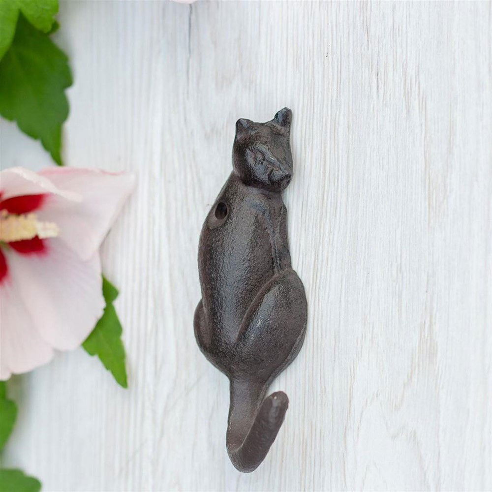 Haak met een kat, handdoek-kledingkat-poes-kapstok- - Afbeelding 3